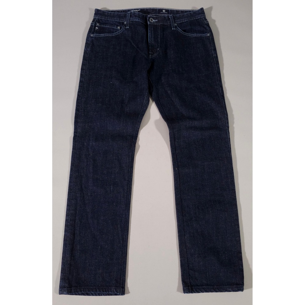 AG Adriano Goldschmied The Graduate Jeans Mens 33x31 Dark Wash Tailored Leg